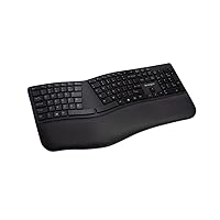 Kensington Pro Fit Ergonomic Wireless Keyboard, Bluetooth - Black (K75401US)