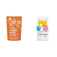 UpSpring Stomach Settle Drops, Honey Flavour, 28 Ct + Milkscreen 8 Test Strips to Detect Alcohol in Breast Milk