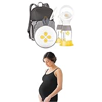 Medela Swing Maxi Electric Breast Pump and Maternity & Nursing Tank - Black, Small/Medium