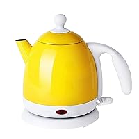 Electric Kettle, Rapid Boil, Auto Shut-Off, Boil-Dry Protection, Coffee Kettle, 4Min, 1000W/Blue/Yellow