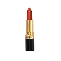Revlon Super Lustrous Lipstick, High Impact Lipcolor with Moisturizing Creamy Formula, Infused with Vitamin E and Avocado Oil in Mauves & Trends, Abstract Orange (026) 0.15 oz