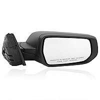 Passenger Side View Mirror Compatible with Chevy Malibu 2016 2017 2018 2019 2020 2021 2022 Mirrors Non Heated Without Signal Light Manual Folding Right