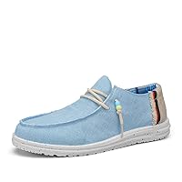 Men’s Slip-on Canvas Loafers Casual Boat Shoes