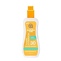 Spray Gel Sunscreen Moisturize Hydrate Skin, Broad Spectrum, Water Resistant, NonGreasyc, Oxybenzone Free, Cruelty Free, SPF 30, Coconut, 8 Ounce (A70892)