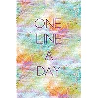 One Line A Day: Diary for Daily Journal Writing. A Five-Year Memory Book for Daily Reflections and Mindful Journal Writing. Colorful Opal Effect.