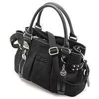 Savoy SM070701 Handbag, Black, Black