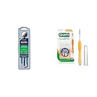 DenTek Oral Care Kit with Gum Ultra Tight Interdental Brushes, 10 Count - Portable Dental Tools for Plaque Removal