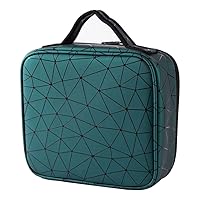 Large Hanging Toiletry Bag Travel Makeup Bag Cosmetic Organizer for Women and Girls (Color : Green)