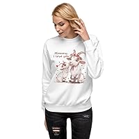 Mother Baby Pygmy Goat - Premium Sweatshirt - Soft and Stylish: The Art of Premium Sweatshirt Fashion