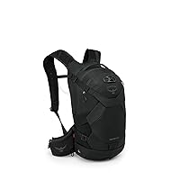 Osprey Raptor Pro Men's Biking Backpack with 2.5L Hydraulics Reservoir, Black