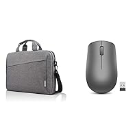 Lenovo Laptop Carrying Case T210, fits for 15.6-Inch Laptop and Tablet & 530 Full Size Wireless Computer Mouse for PC, Laptop, Computer with Windows