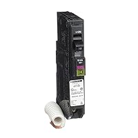 Square D - QO115DFC 15 Amp Single-Pole Dual Function (CAFCI and GFCI) Circuit Breaker