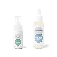 Clear + Hydrate Duo - Congested Skin Serum & Tri-Molecular Hyaluronic Serum - Vegan & Cruelty-Free - For Acne Prone Skin