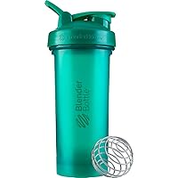 Classic V2 Shaker Bottle Perfect for Protein Shakes and Pre Workout, 28-Ounce, Emerald Green