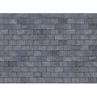 Melody Jane Dolls Houses Dollhouse Slate Roof Paper Miniature Print Exterior Wallpaper 1:12 Scale