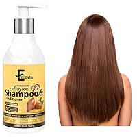 Moroccan Argan Oil Shampoo Conditioner for Damaged Anti-Breakage Thinning Hair