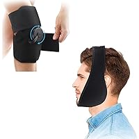 NEWGO Bundle of Refillable Knee Ice Bag and Jaw Ice Pack