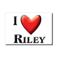 Riley Fridge Magnet Indiana (in) Magnets USA Souvenir I Love Gift (VAR. Normal)