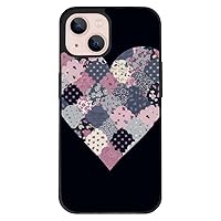Patchwork iPhone 13 Case - Heart Phone Case for iPhone 13 - Themed iPhone 13 Case