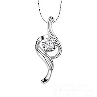 Simple And Personalized Diamond Pendant Fashion Platinum-Plated Necklace Personalized Accessories