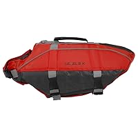Level Six Rover Floater PFD Lifejacket Vest for Dogs with Carry Handle, Adjustable Comfort Fit, High-Visibility Features for Night Use
