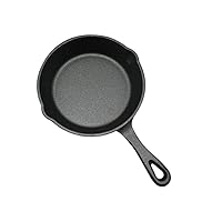 Frying Pan With Lid Cast Iron Frying Pan Non-stick Uncoated Saucepan Egg Pancake Cooking Pan Home Kitchen Outdoor BBQ Skillet,Yellow