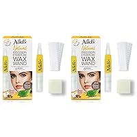 Nad's Eyebrow Shaper Wax Kit - Natural All Skin Types - Eyebrow Facial Hair Removal For Women (Pack of 2)