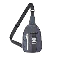 B1911, Unisex Bandouter Bag, One Size Grey Size: Taille Unique, Large