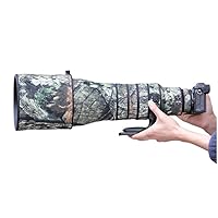 CHASING BIRDS Camouflage Waterproof Lens Coat for Nikon Z 400mm f/2.8 TC VR S Rainproof Lens Protective Cover (Pine Camouflage, with 1.4X and 2.0X TC)