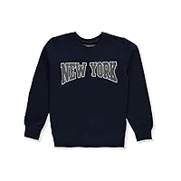 Brooklyn Vertical Boys' New York Chenille Crew Fleece Sweatshirt