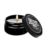 Massage Candle This Smellls Like We're Gunna Have Sex Vanilla Creme - 1.7 Oz Funny Dirty Candle for Boyfriend Girlfriend, Wife, Husband, Gift, Birthday, Anniversary, Valentine
