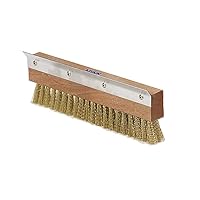 Carlisle FoodService Products 4029300 Pizza Oven Brush with Scraper - Head Only, 10