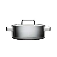 Iitala Dahlstrom Tools Casserole W/ Lid (3 Qt), Brushed Stainless Steel