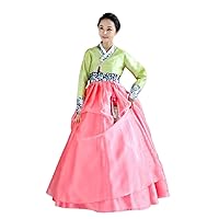 Korean Hanbok Dress Custom Made Korean Improved Bride Wedding Hanbok Dress Korean High Waist Hanbok