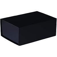 Jillson Roberts 2-Count Small Magnetic Closure Luxury Gift Boxes, Black Matte