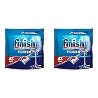 Finish Power - 43ct - Dishwasher Detergent - Powerball - Dishwashing Tablets - Dish Tabs (Pack of 2)