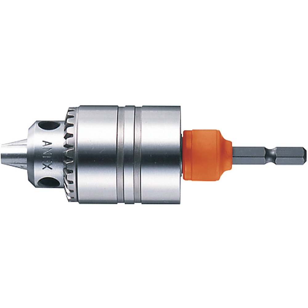 TRUSCO TKC-200 Keyless Drill Chuck, 0.06-0.4 inches (1.5-10.0 mm)