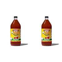 Organic Apple Cider Vinegar Honey Cayenne Wellness Cleanse – Made with ACV, Honey, Lemon Juice & Cayenne - USDA Certified Organic – Raw, Unfiltered All Natural Ingredients (Pack of 2)