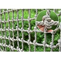 RZM Climbing Net for Kids,Safety Nets Cargo Rope Ladder Truck Trailer Heavy Duty Netting Balcony Banister Stair Protection Fence Decor Mesh Nets Netting,for Container Grid Rail Playground