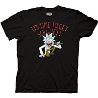 Ripple Junction Rick and Morty It's Time to Get Schwifty Adult Unisex Crew Neck T-Shirt