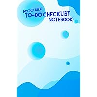 Pocket Size To-Do Checklist Notebook: Daily to do check list & note book, task management, organizer planner. 5.5″ x 8.5″ size, 150 pages