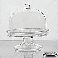 Plastic Cupcake Container - Mini | Oval Stand | Clear | Pack of 12
