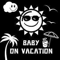 Baby on Vacation: Fun in the Sun | An Educational Black and White Book for Newborns and Infants, Exploring the Wonders of Nature and the Endless ... Object Recognition | See His and Her Smile