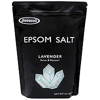 Jacuzzi SA12000 Epsom Bath Salt, 2.2 lb, Lavender