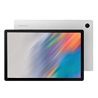 Samsung Galaxy Tab A8 10.5” 64GB Android Tablet w/LCD Screen, Long Lasting Battery, Kids Content, Smart Switch, Expandable Memory, ‎SM-X200NZSEXAR, Silver, Amazon Exclusive (Renewed)