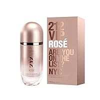 Carolina Herrera 212 Vip Rose Fragrance For Women - Notes Of Bubbly Rosé - Seductive Peach Blossom - Fresh, Elegant And Dynamic - Day And Night Wear - Sensual And Feminine Scent - Edp Spray - 2.7 Oz