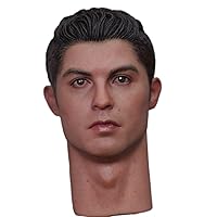 HiPlay 1:6 Scale Male Head Sculpt, Football Boy Head Sculpture for 12-inch Action Figures A002