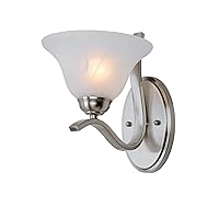 Trans Glob Lighting TG2825 BN Transitional One Wall Sconce Outdoor-Post-Lights, Pewter, Nickel, Silver