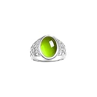 Rylos presents Men's Nugget Ring in Sterling Silver featuring an Oval Cabochon Gemstone and Sparkling Diamonds in Sizes 8-13. Exceptional Men's Jewelry.