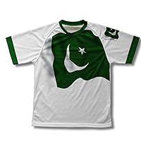 Pakistan Flag Technical T-Shirt for Men and Women